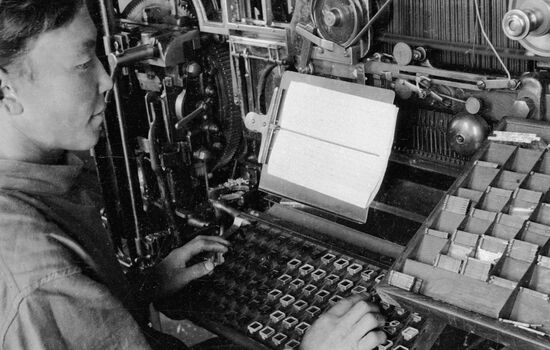 TYPESETTER PRESS SHOP