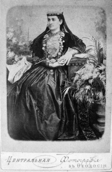 TATAR WOMAN CRIMEA NATIONAL DRESS