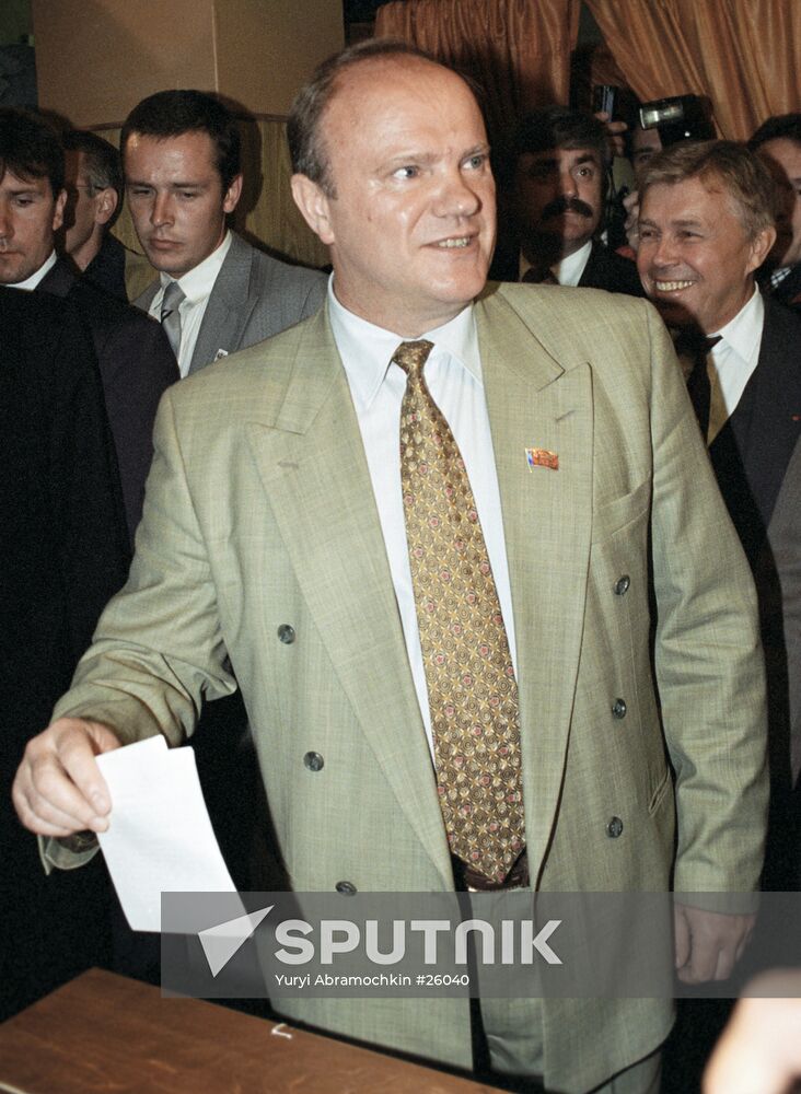 ZYUGANOV ELECTIONS
