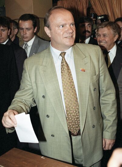 ZYUGANOV ELECTIONS