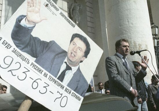 ZHIRINOVSKY MEETING MAY DAY