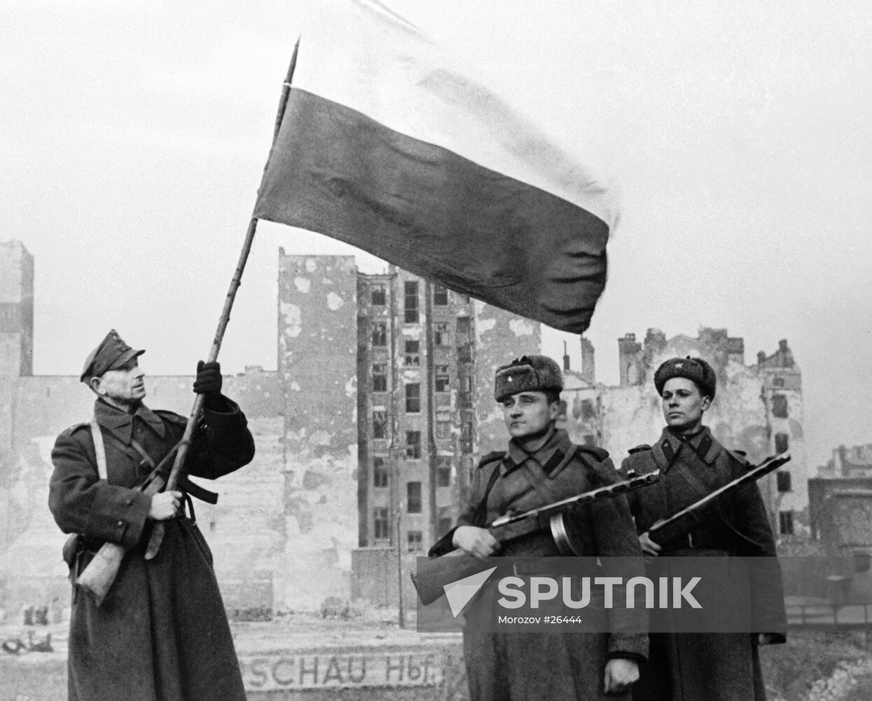 LIBERATED WARSAW FLAG