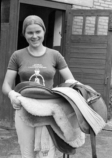 Irina Karachayeva, U.S.S.R. riding champion