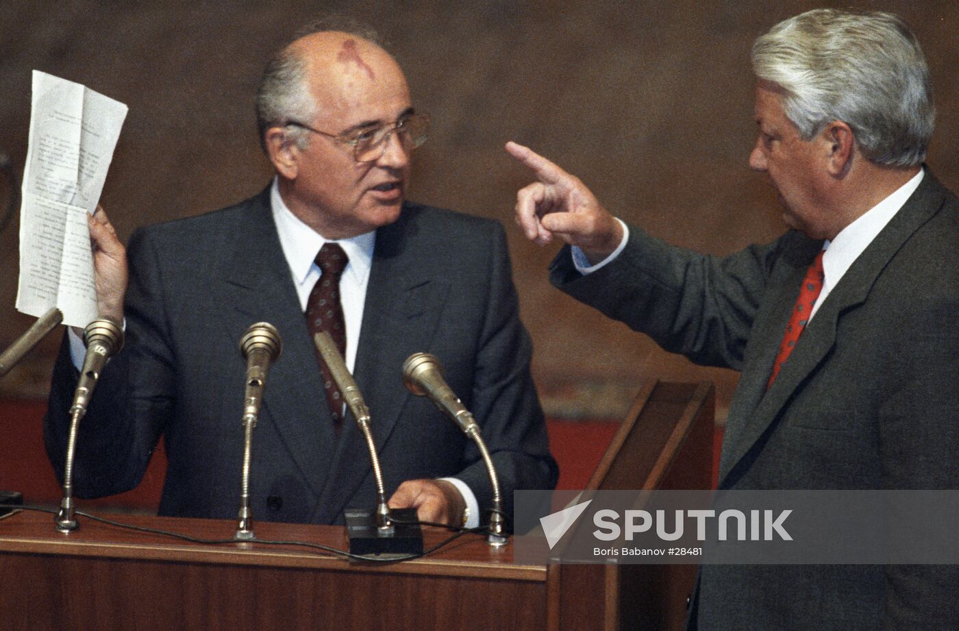 GORBACHEV YELTSIN EXTRAORDINARY SESSION R.S.F.S.R. 
