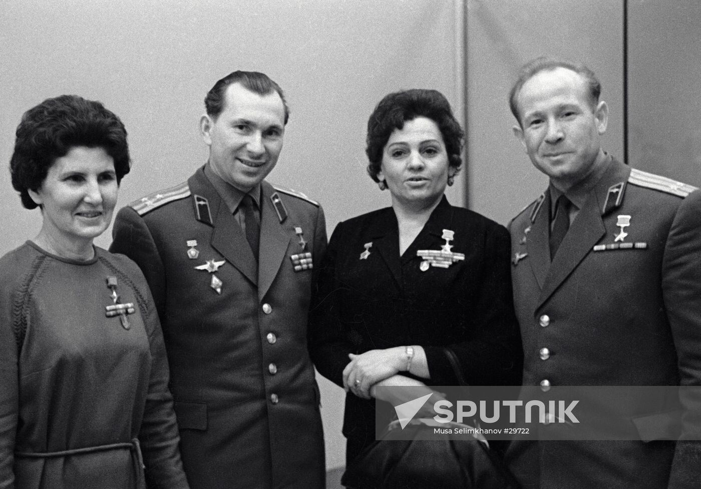 Pilots-Cosmonauts Alexei Leonov and Pavel Belyayev
