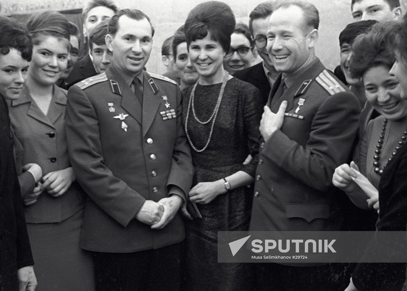 Pilots-Cosmonauts Alexei Leonov and Pavel Belyayev