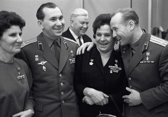 Pilots-Cosmonauts Alexei Leonov and Pavel Belyayev