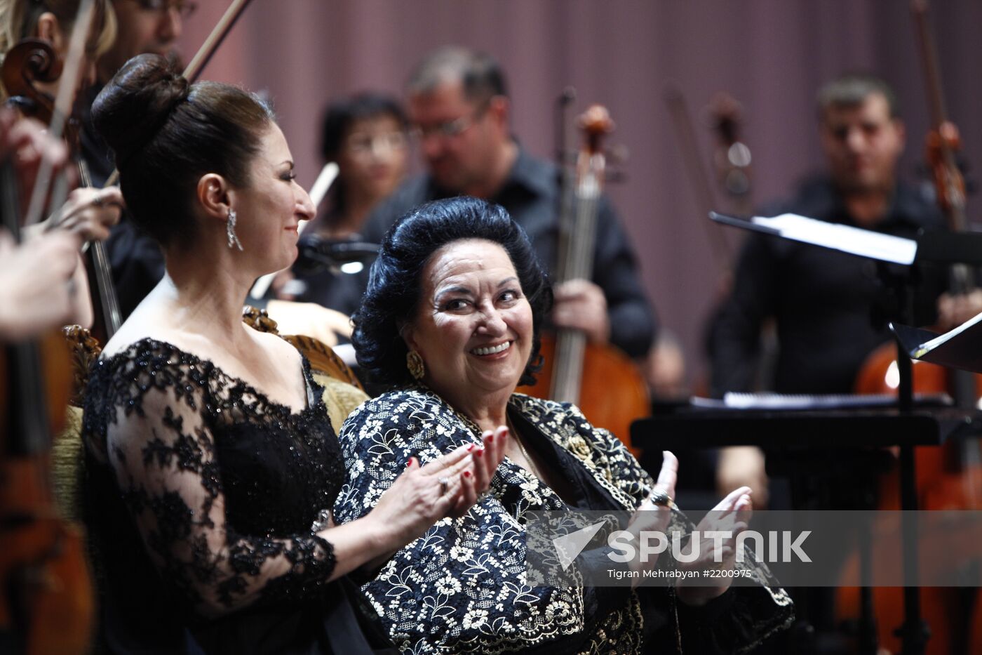 Montserrat Caballe visits Armenia