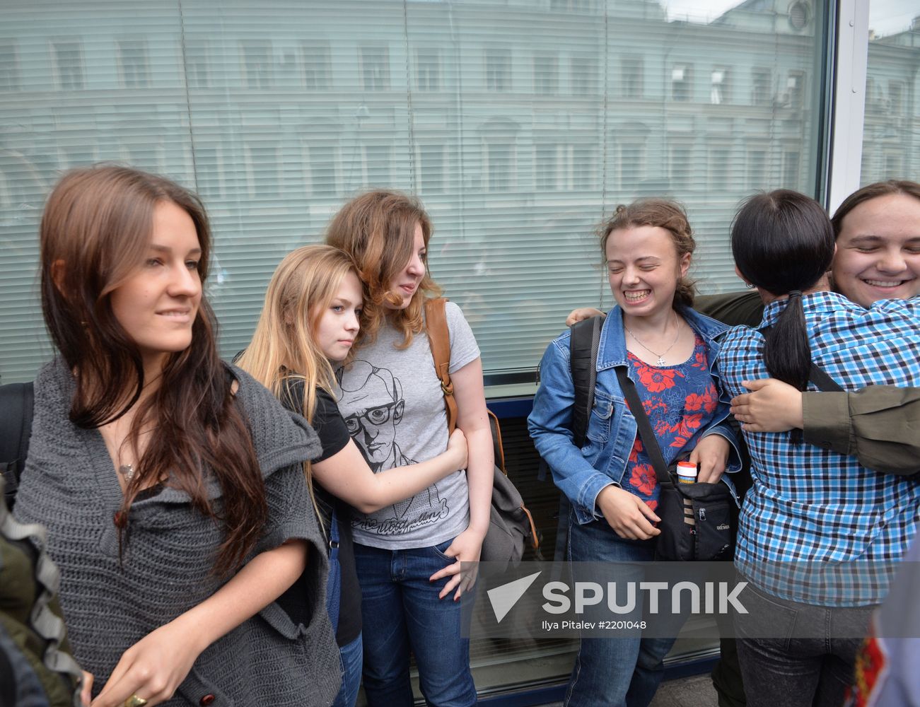 LGBT activists campaign in Moscow