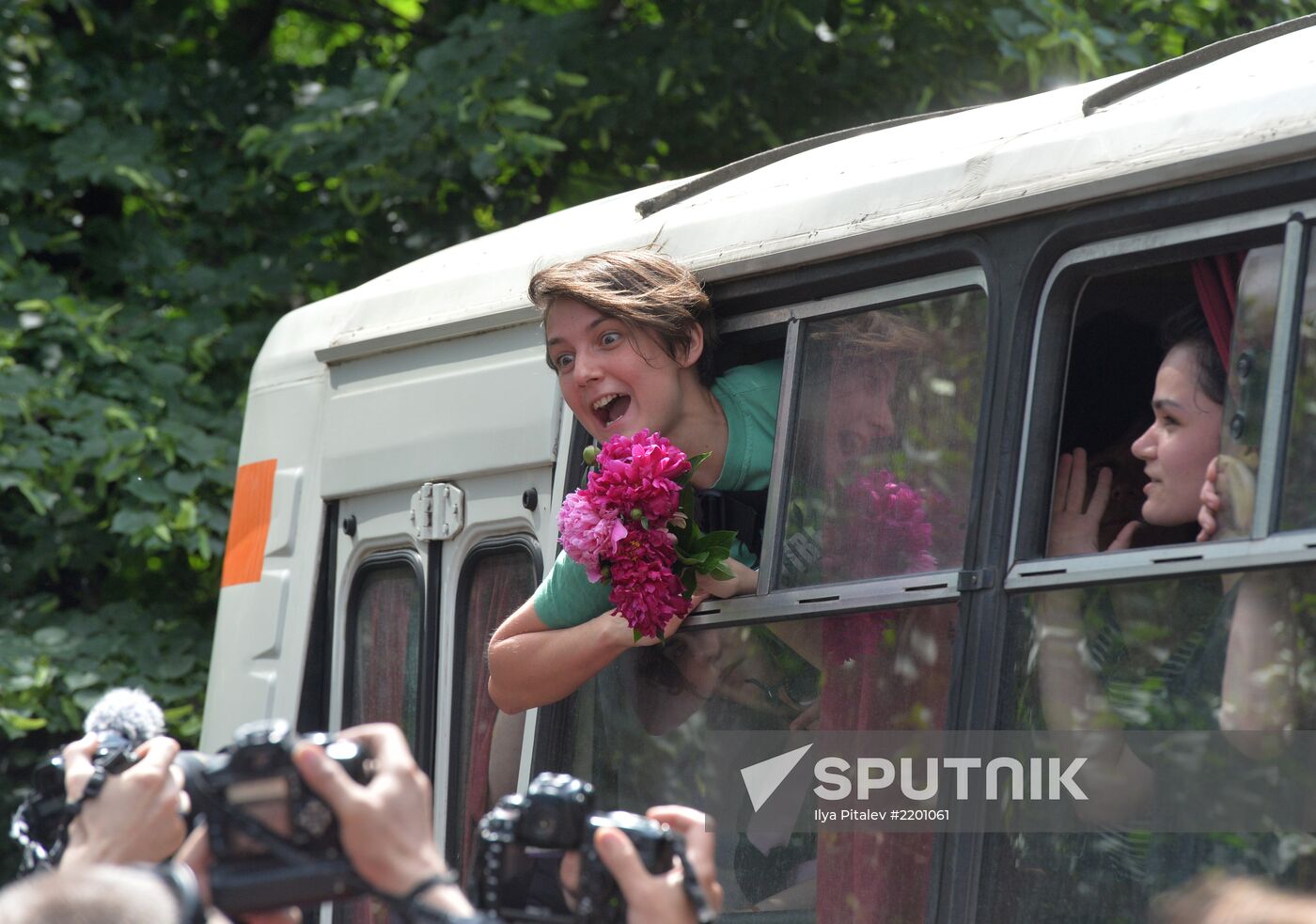 LGBT activists campaign in Moscow