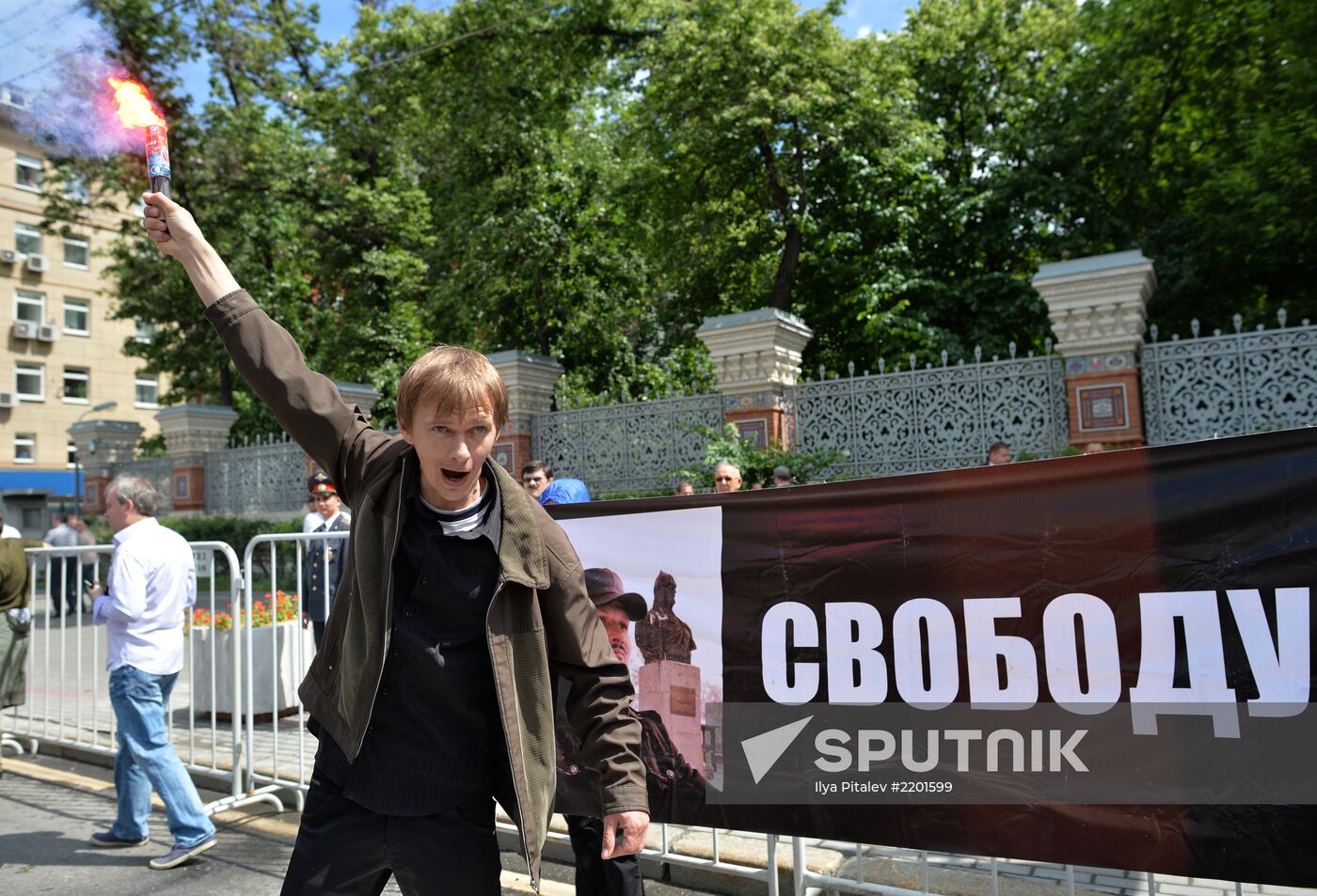 Opposition march in Moscow