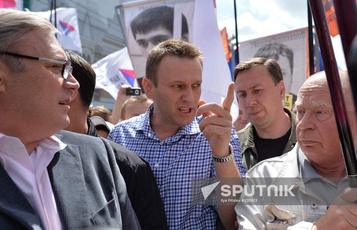 Opposition march in Moscow