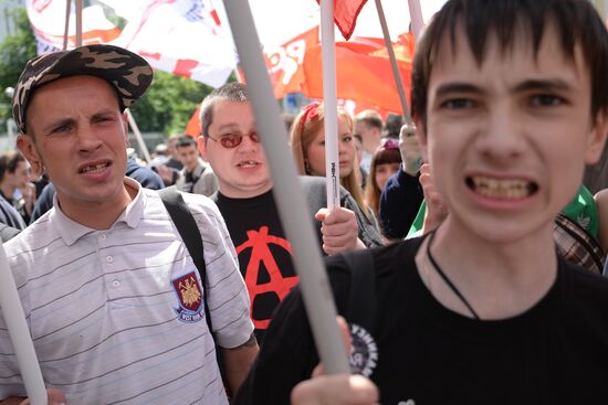Opposition march in Moscow
