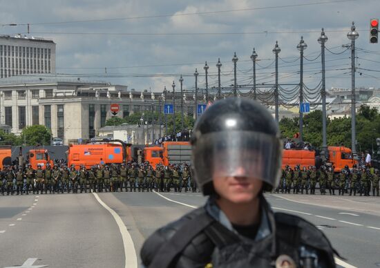 Opposition march in Moscow