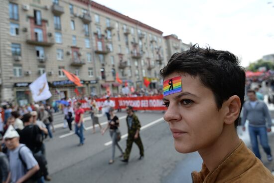 Opposition march in Moscow