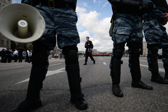 Opposition march in Moscow