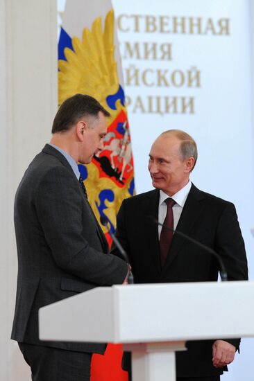 Vladimir Putin presents state awards