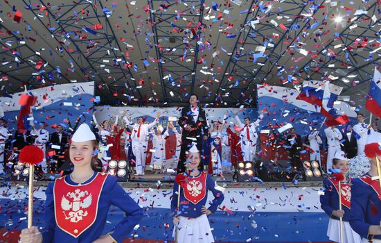 Celebrating Russia Day