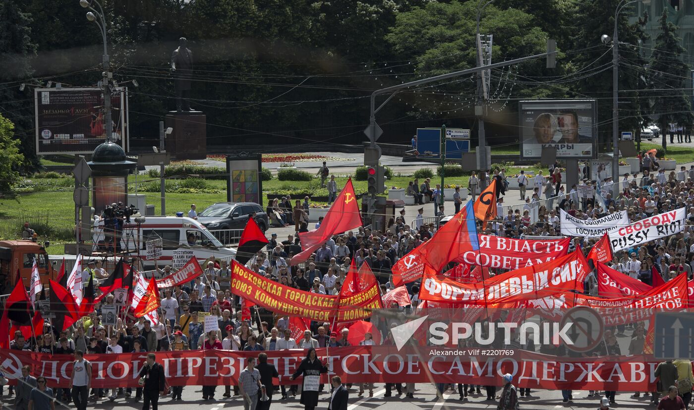 Opposition march in Moscow