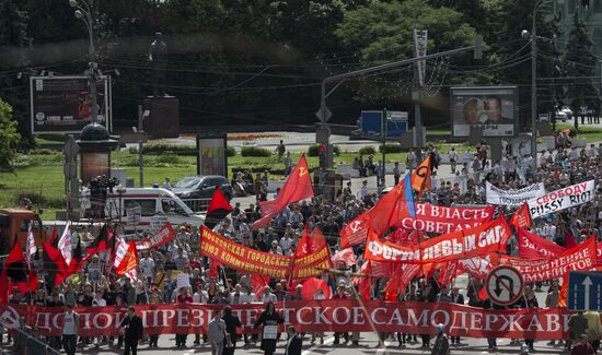 Opposition march in Moscow