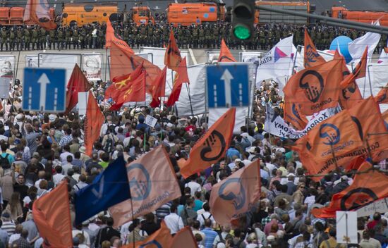 Opposition march in Moscow