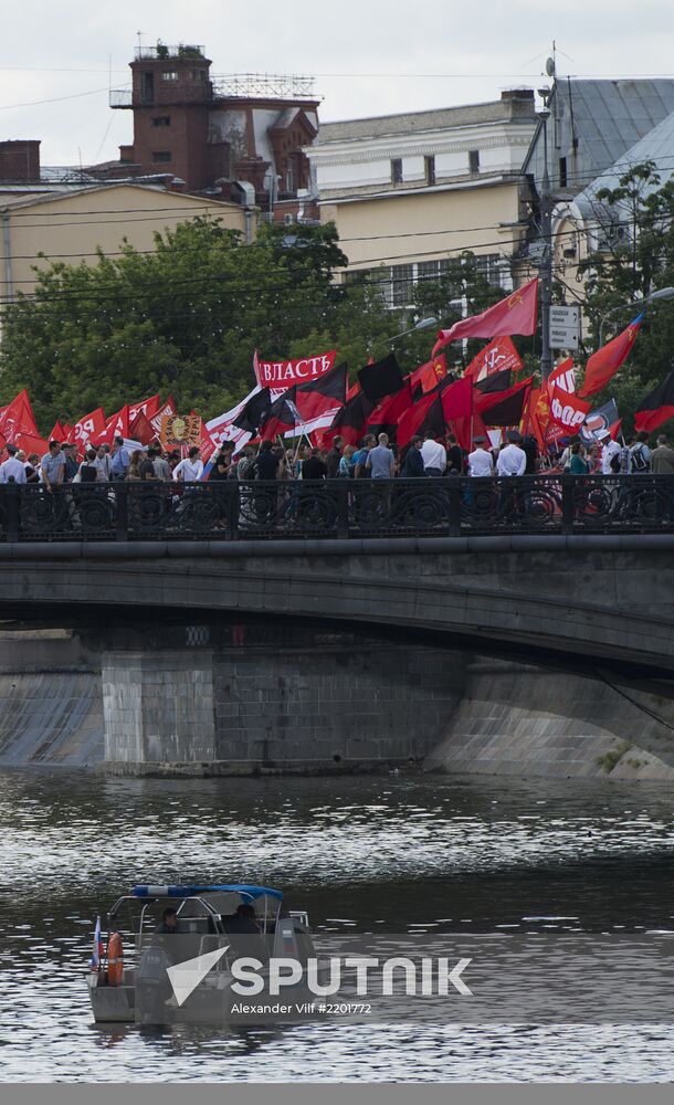 Opposition march in Moscow