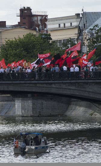Opposition march in Moscow