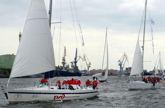 Sail Parade in St. Petersburg