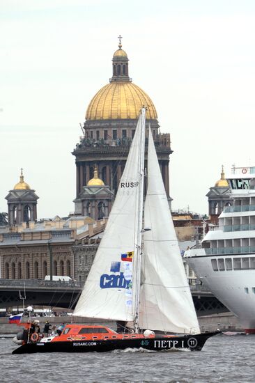 Sail Parade in St. Petersburg