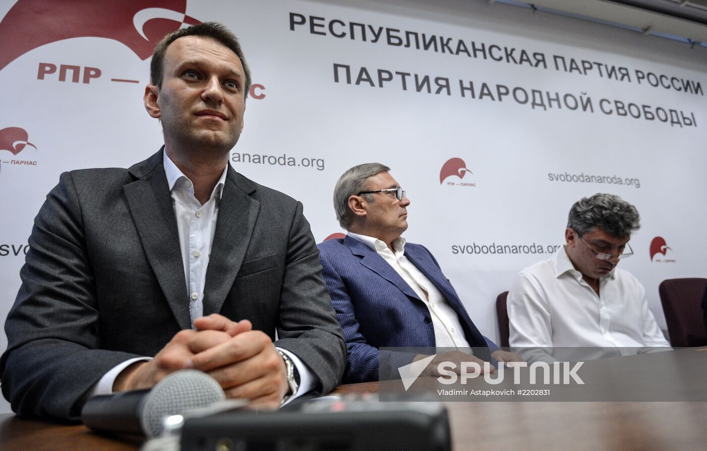 RPR-PARNAS party nominates Moscow Mayor candidate