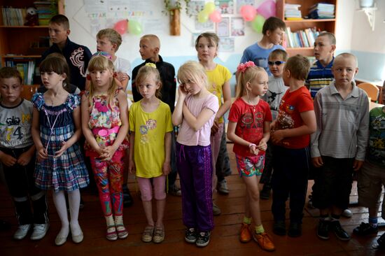 Teachers adopt foster children in Ivankino village