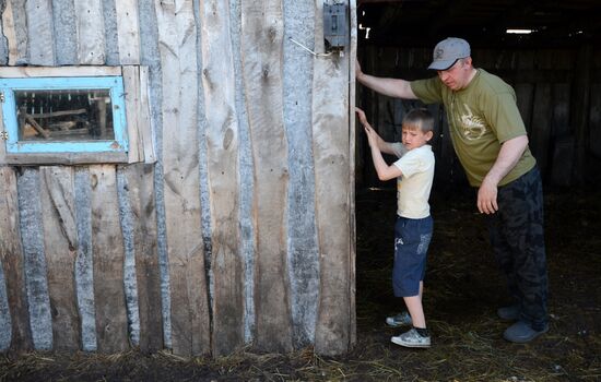 Teachers adopt foster children in Ivankino village