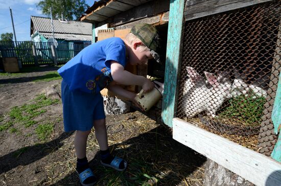 Teachers adopt foster children in Ivankino village