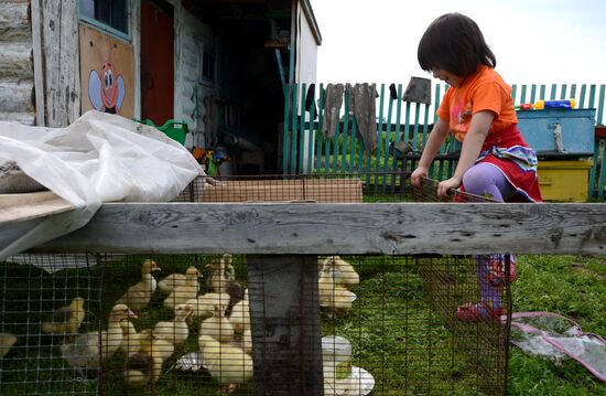 Teachers adopt foster children in Ivankino village