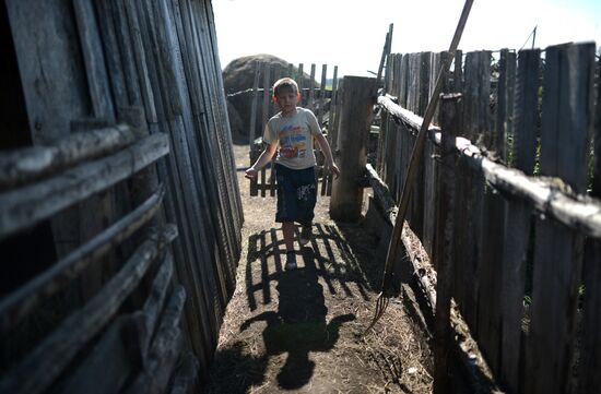 Teachers adopt foster children in Ivankino village