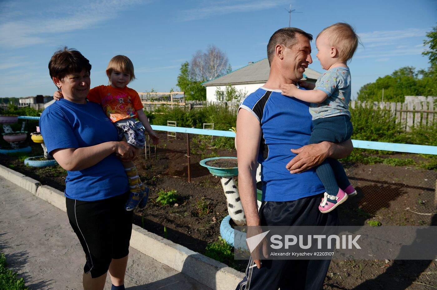 Teachers adopt foster children in Ivankino village