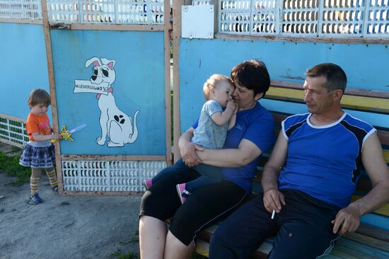 Teachers adopt foster children in Ivankino village
