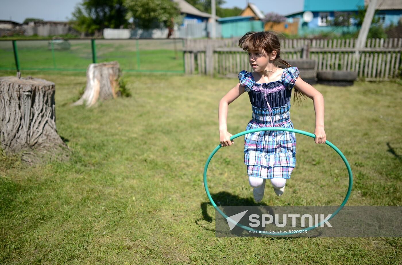 Teachers adopt foster children in Ivankino village