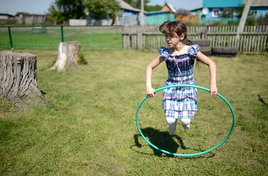 Teachers adopt foster children in Ivankino village