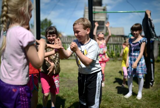 Teachers adopt foster children in Ivankino village