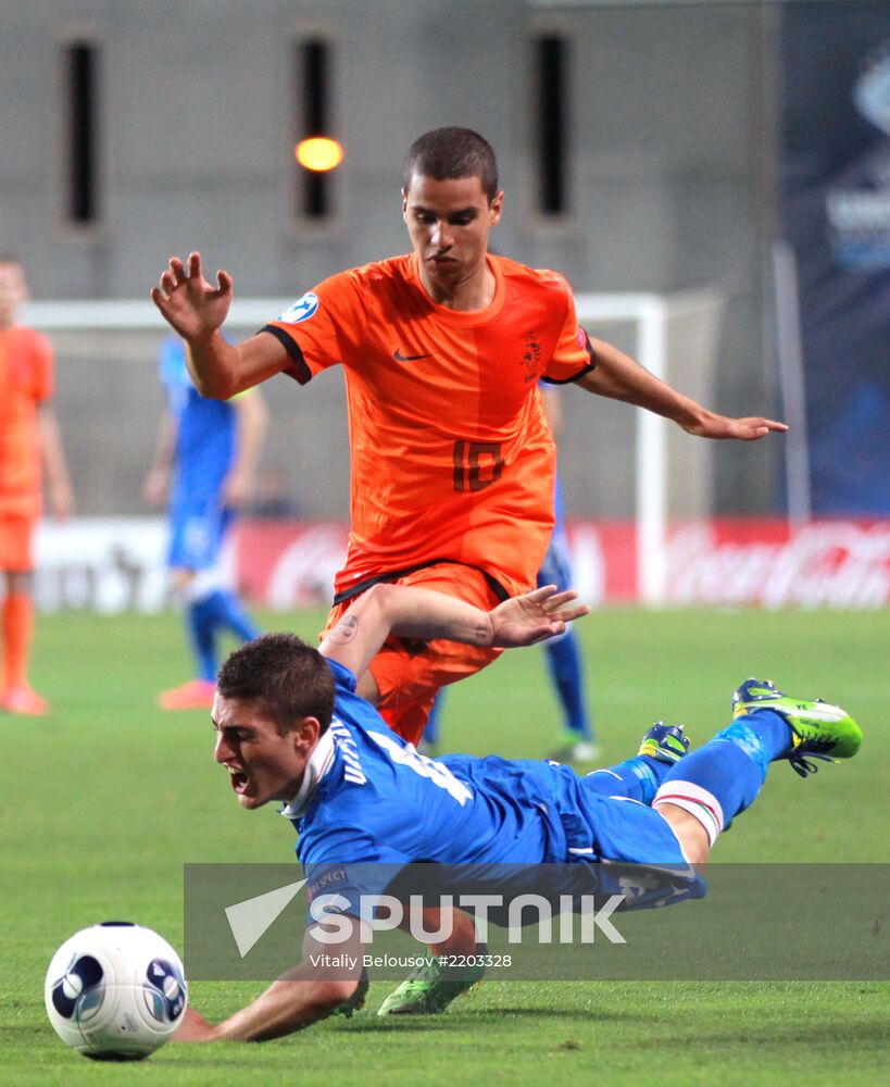 UEFA European U-21 Football Championship. Italy vs. Netherlands