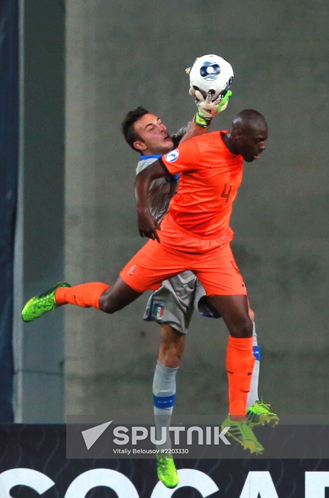 UEFA European U-21 Football Championship. Italy vs. Netherlands