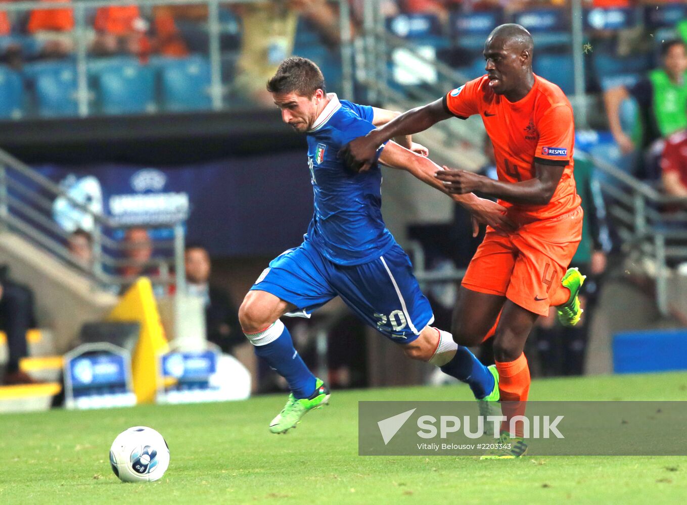 UEFA European U-21 Football Championship. Italy vs. Netherlands