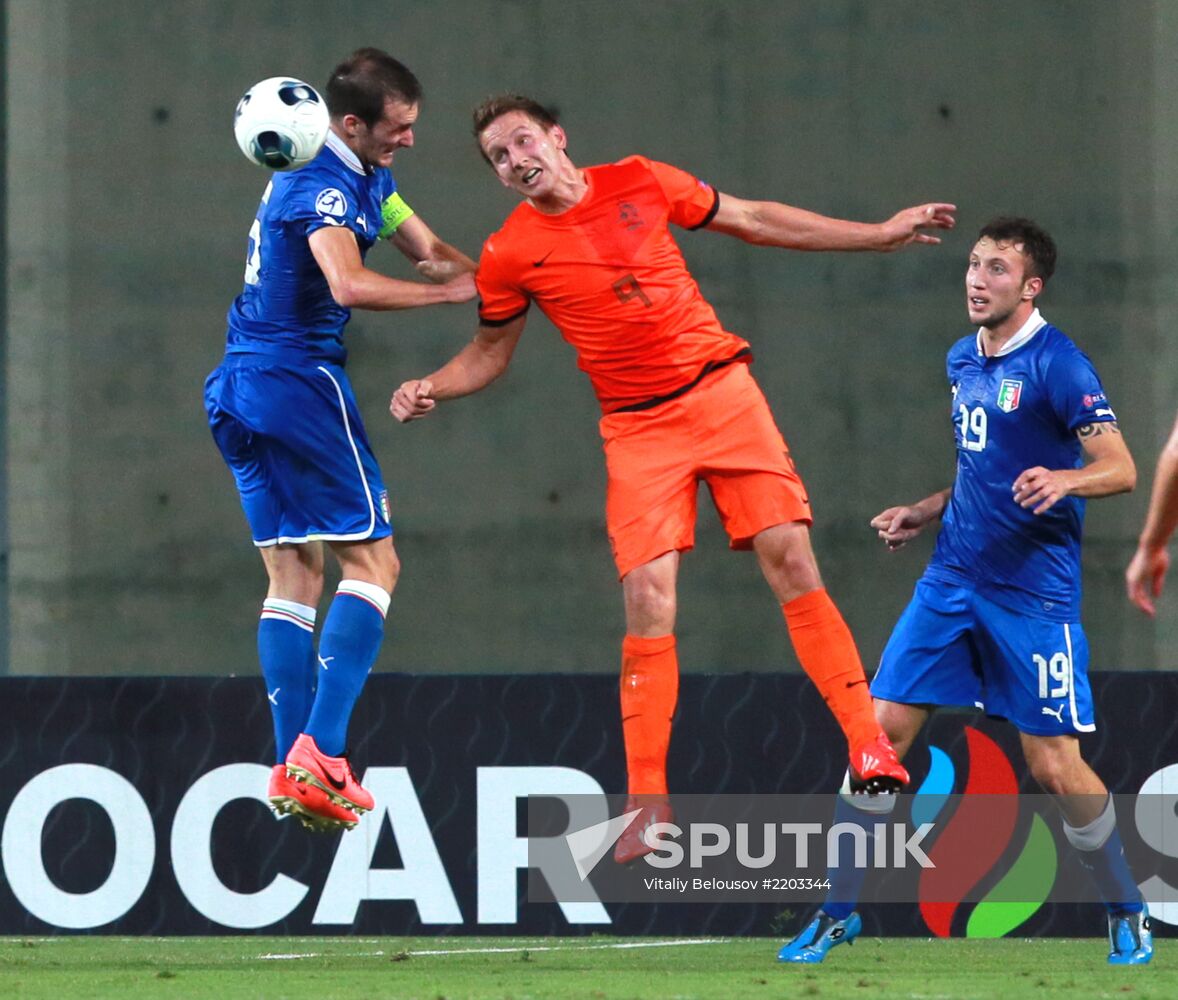 UEFA European U-21 Football Championship. Italy vs. Netherlands