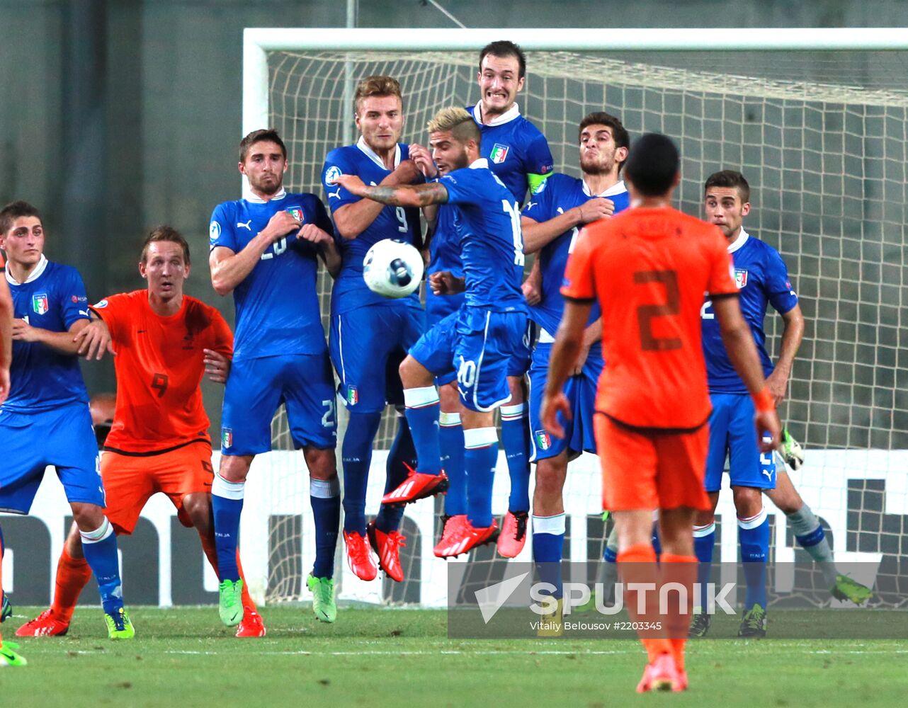 UEFA European U-21 Football Championship. Italy vs. Netherlands