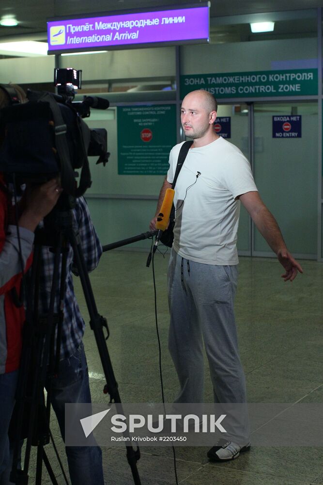 Russian journalist Arkady Babchenko deported from Turkey