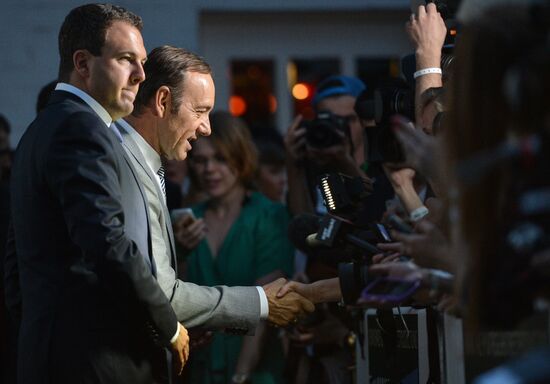Actor Kevin Spacey visits Moscow