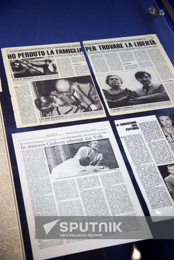 Part of Tarkovsky's archive displayed in Yuryevets