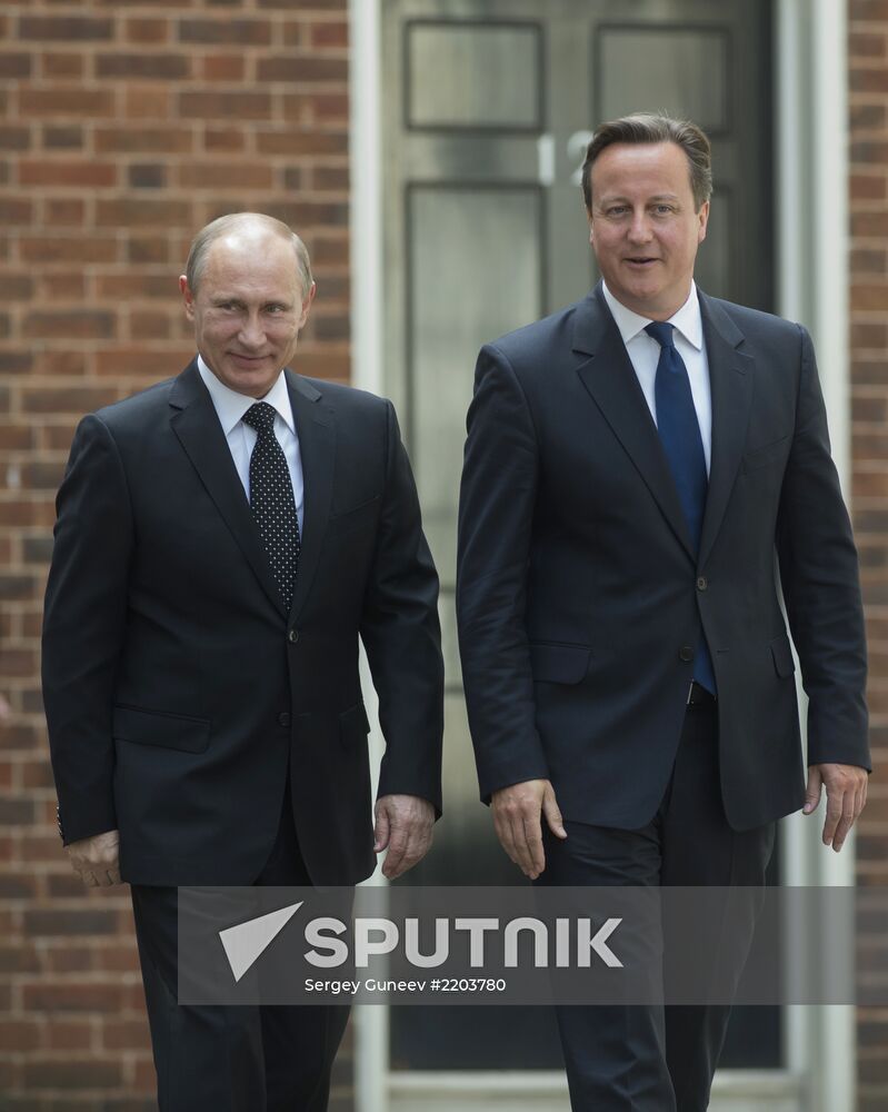 Vladimir Putin's working visit to the United Kingdom