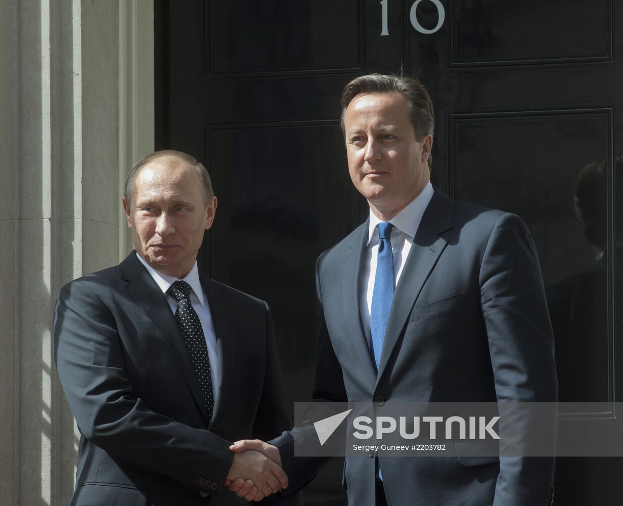 Vladimir Putin's working visit to the United Kingdom